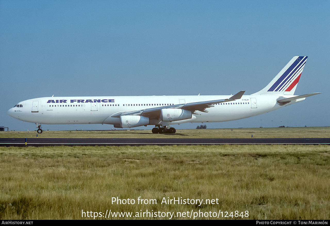 Aircraft Photo of F-GLZI | Airbus A340-312 | Air France | AirHistory.net #124848