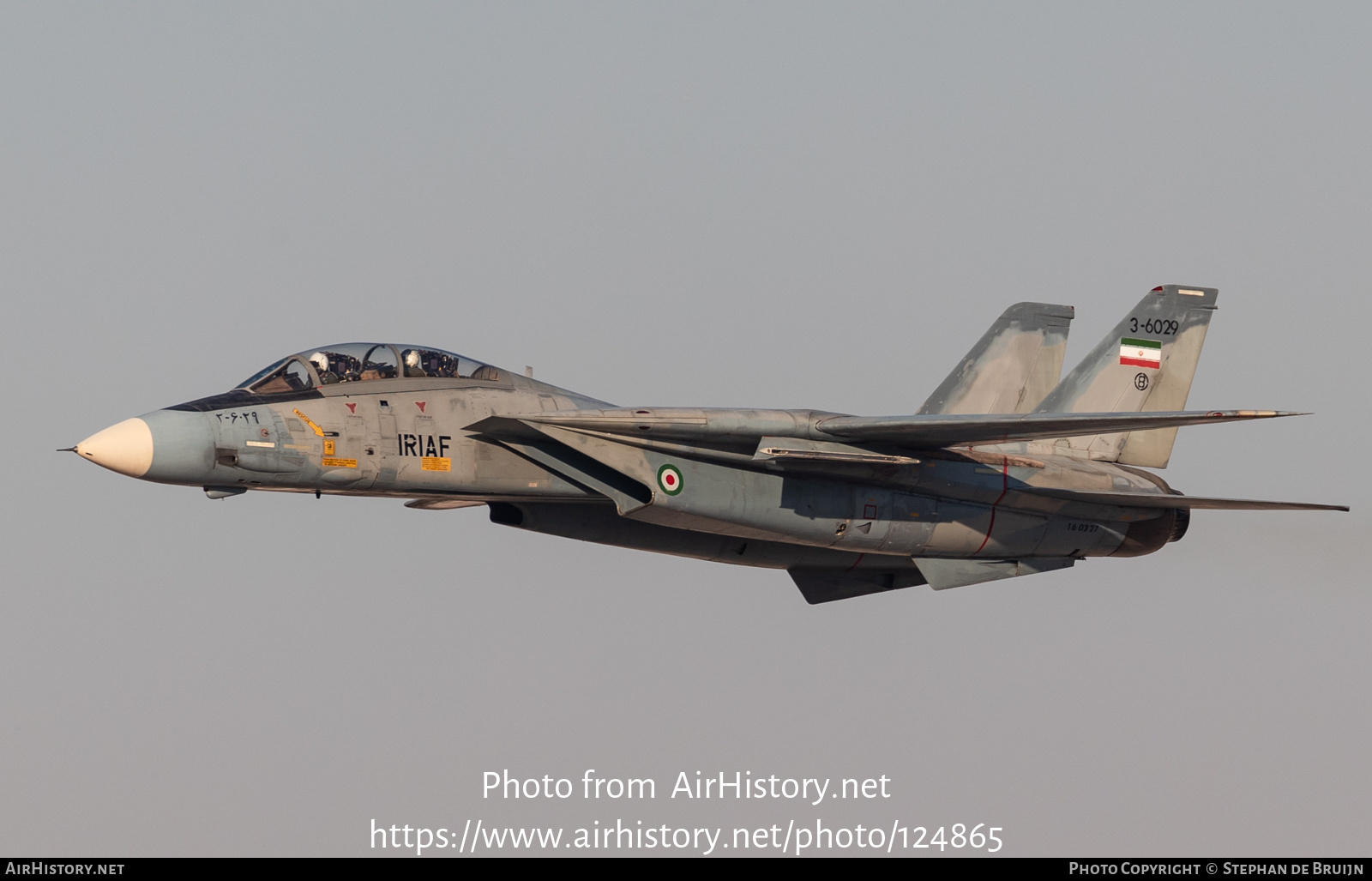 Aircraft Photo of 3-6029 | Grumman F-14A Tomcat | Iran - Air Force | AirHistory.net #124865