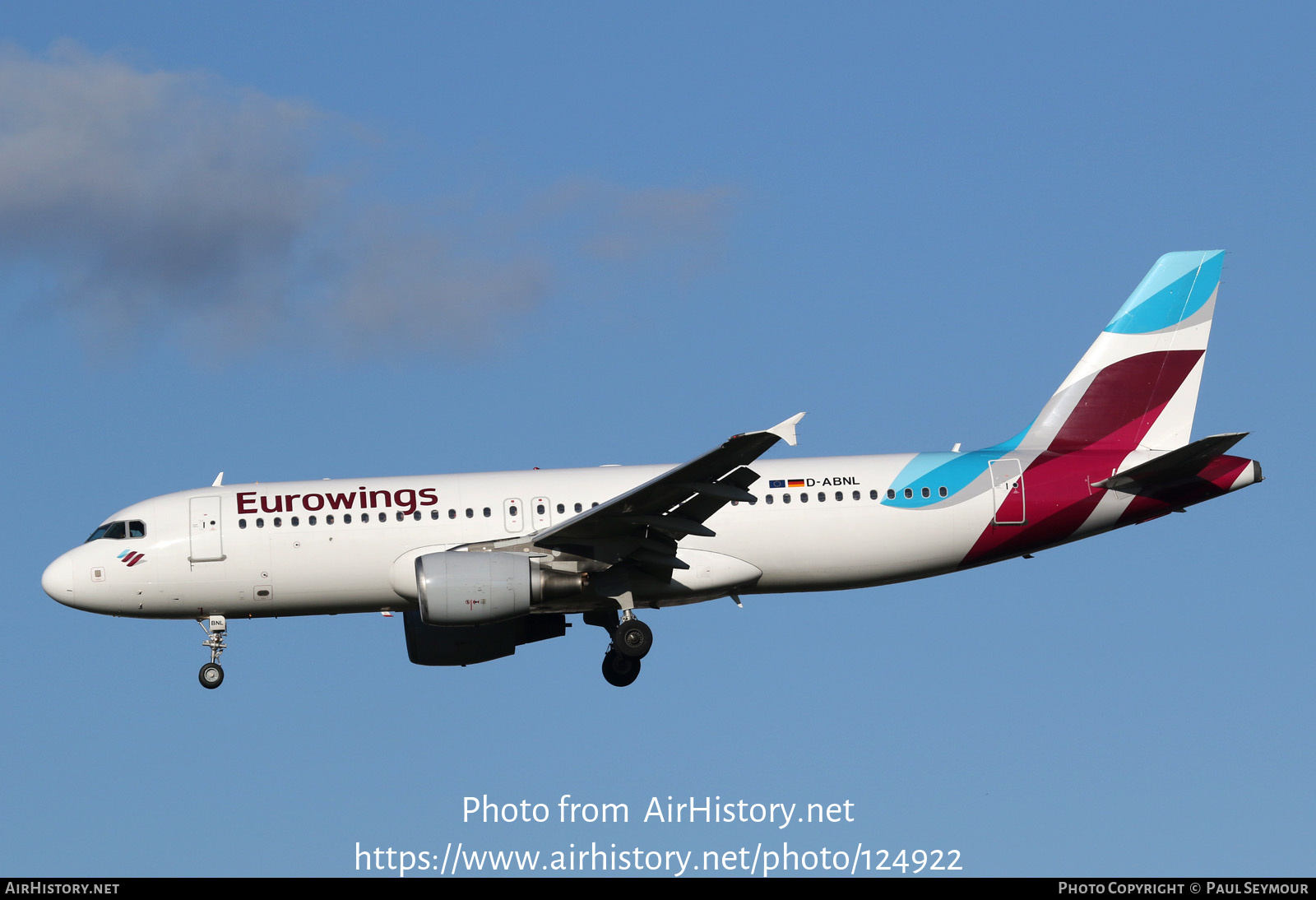 Aircraft Photo of D-ABNL | Airbus A320-214 | Eurowings | AirHistory.net #124922