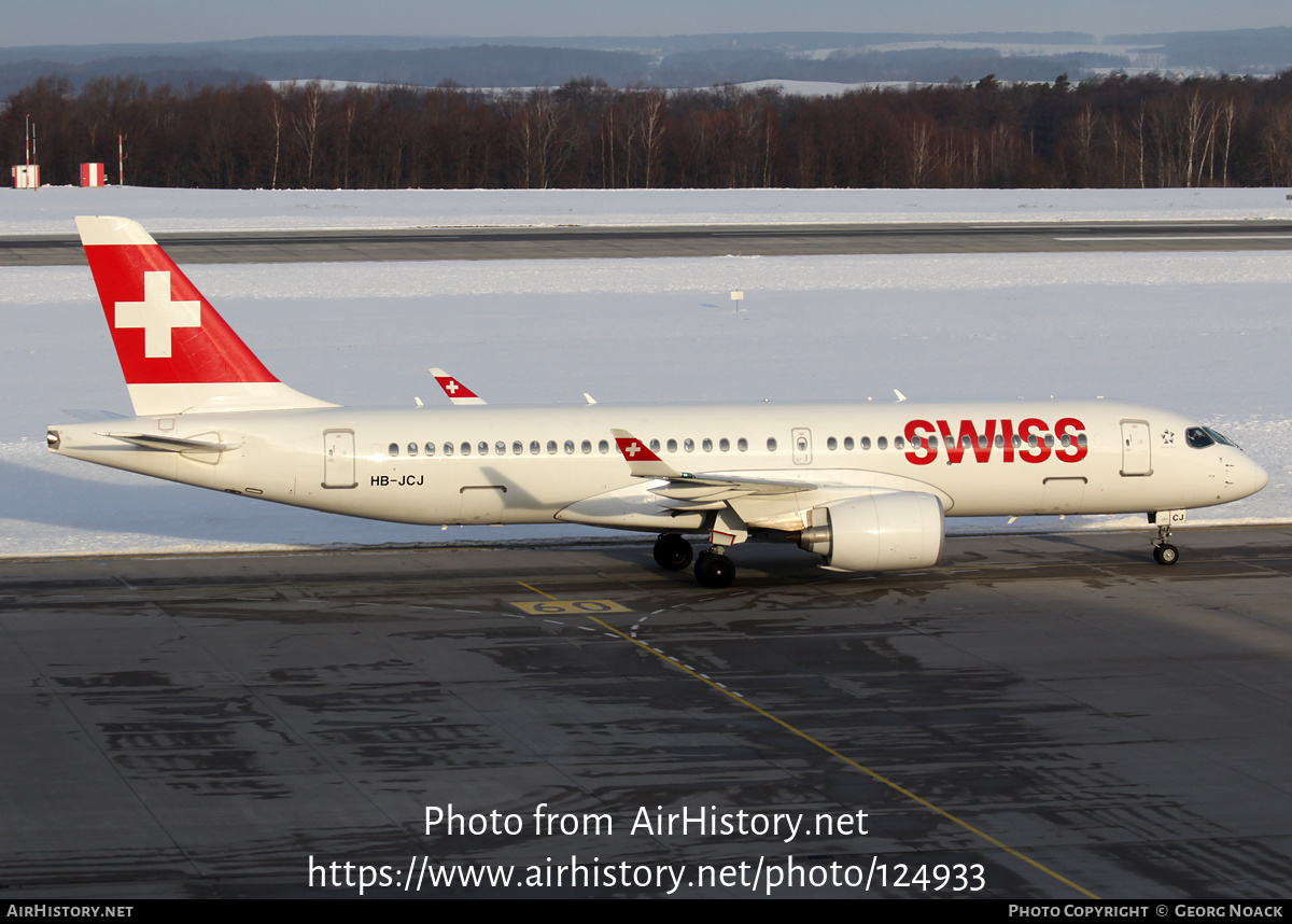 Aircraft Photo of HB-JCJ | Bombardier CSeries CS300 (BD-500-1A11) | Swiss International Air Lines | AirHistory.net #124933