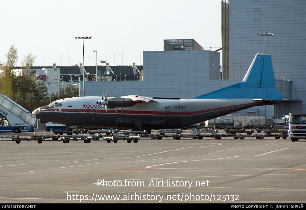 Aircraft Photo of RA-12957 | Antonov An-12BP | Kosmos Airlines | AirHistory.net #125132