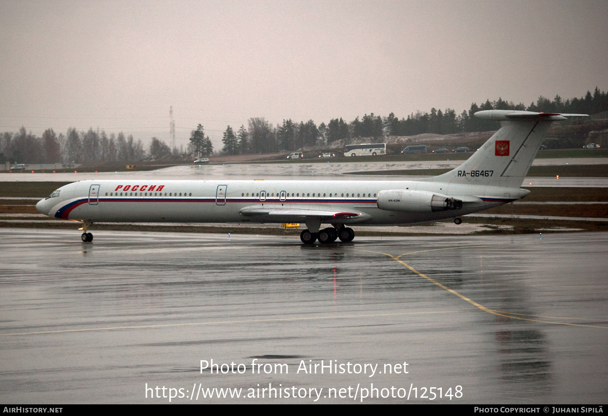 Aircraft Photo of RA-86467 | Ilyushin Il-62M | Rossiya - Special Flight Detachment | AirHistory.net #125148