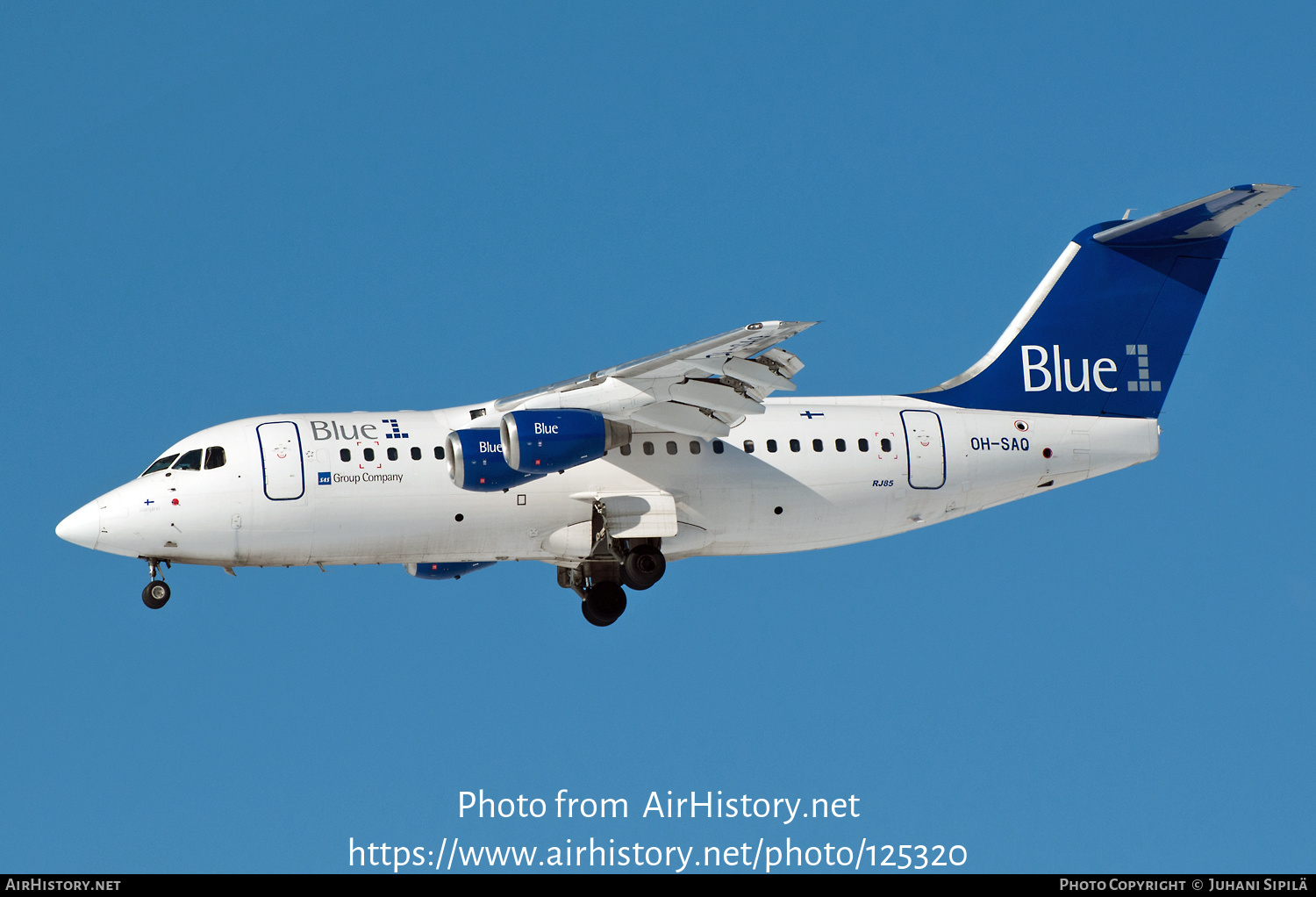 Aircraft Photo of OH-SAQ | British Aerospace Avro 146-RJ85 | Blue1 | AirHistory.net #125320