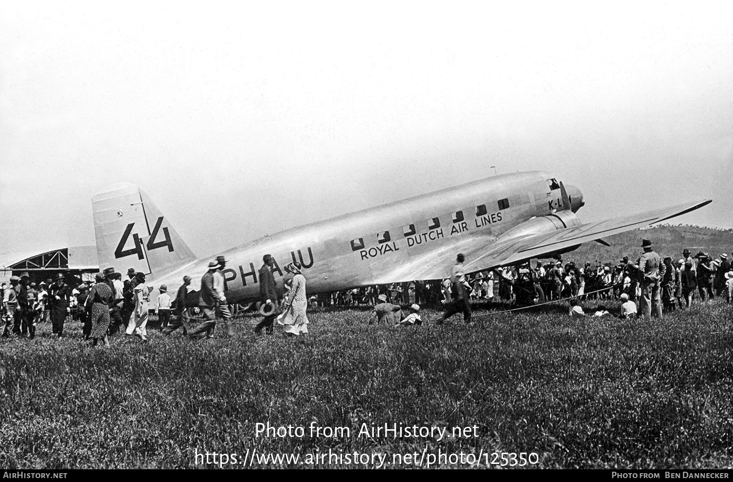 Aircraft Photo of PH-AJU | Douglas DC-2-115A | KLM - Royal Dutch Airlines | AirHistory.net #125350