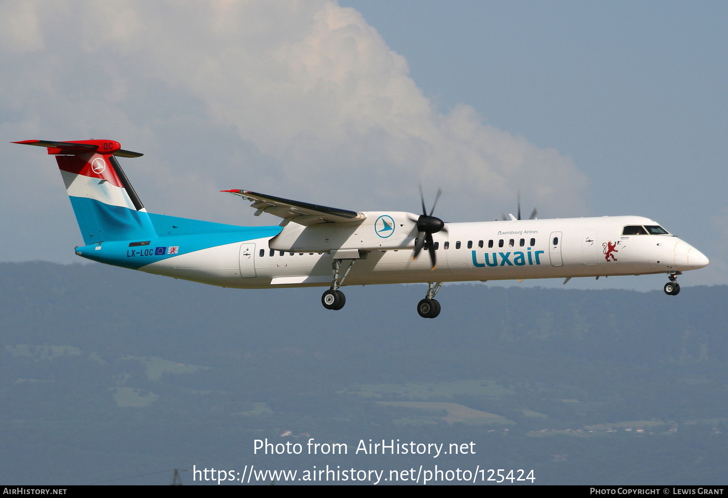 Aircraft Photo of LX-LQC | Bombardier DHC-8-402 Dash 8 | Luxair | AirHistory.net #125424