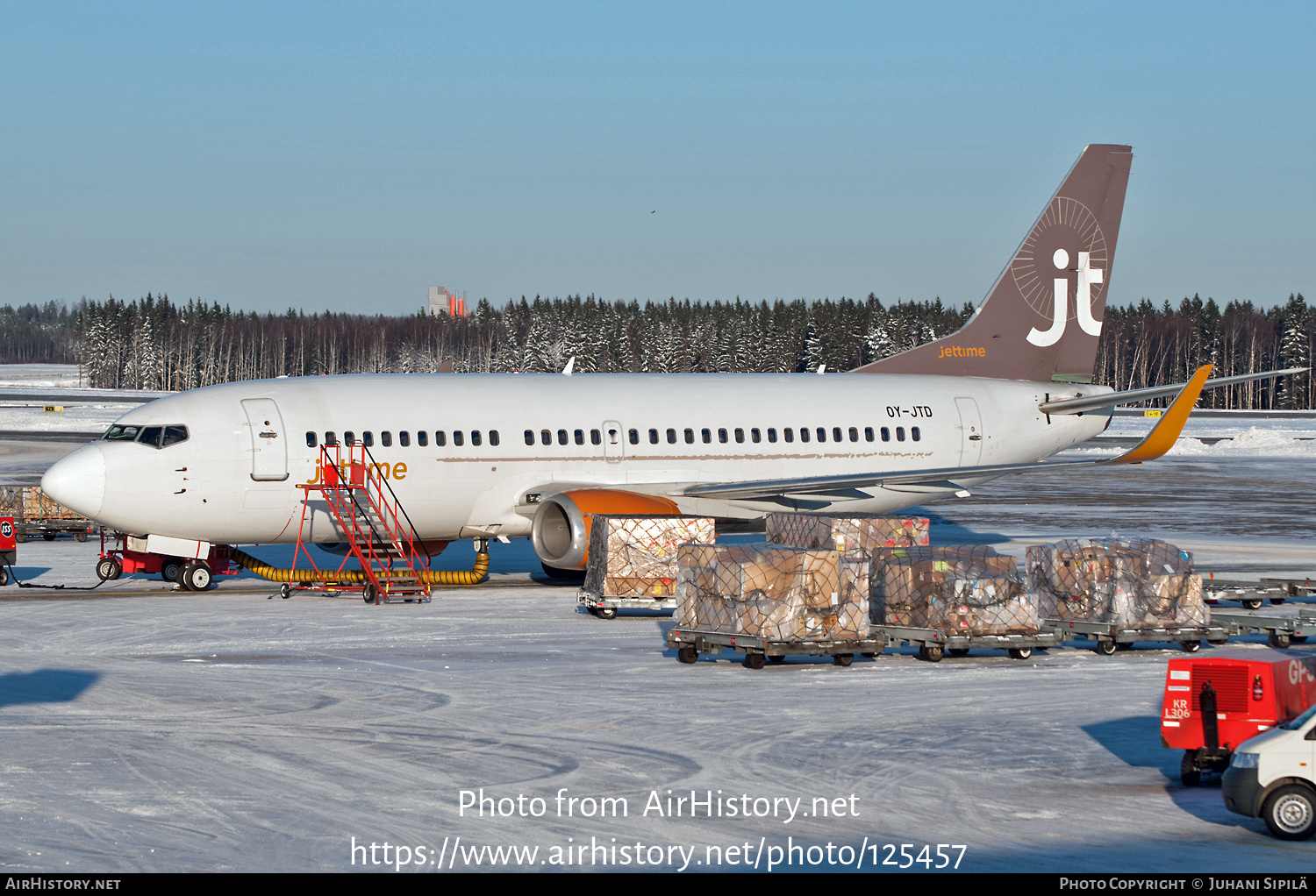 Aircraft Photo of OY-JTD | Boeing 737-3Y0 | Jettime | AirHistory.net #125457