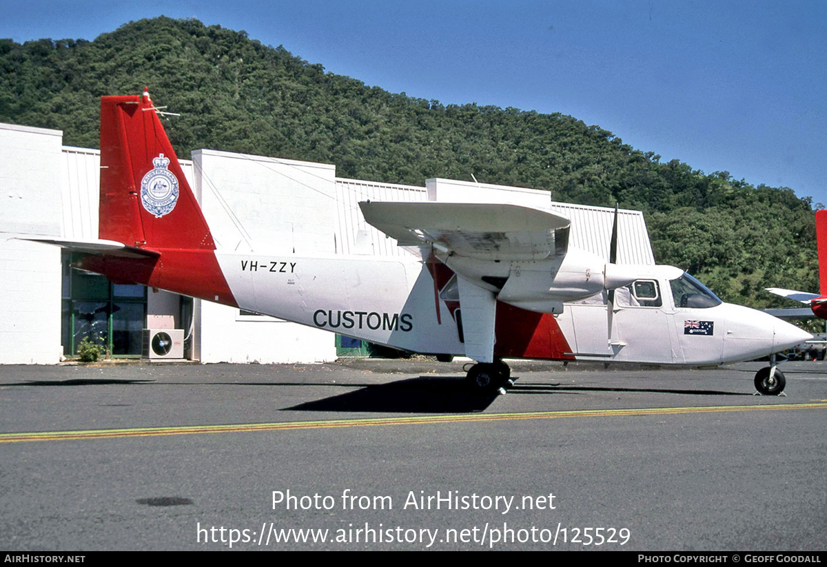 Aircraft Photo of VH-ZZY | Britten-Norman BN-2B-20 Islander | Australian Customs | AirHistory.net #125529