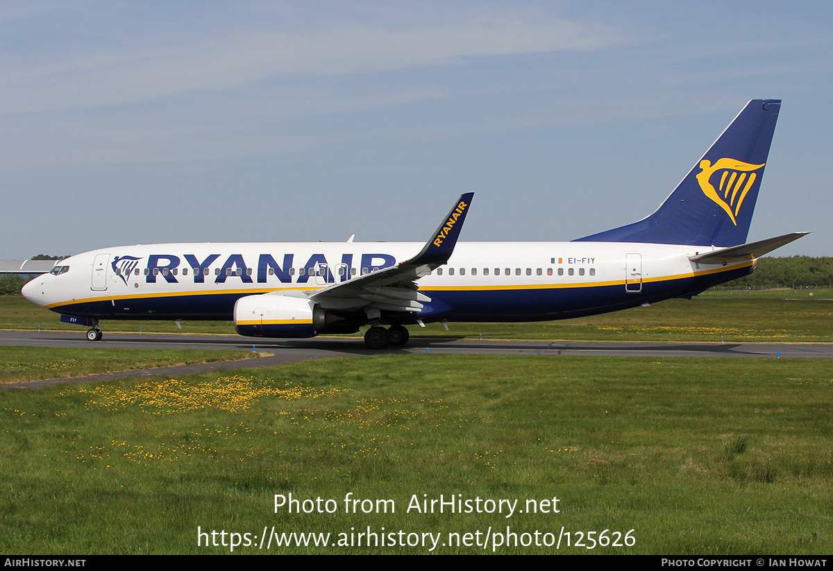 Aircraft Photo of EI-FIY | Boeing 737-8AS | Ryanair | AirHistory.net #125626