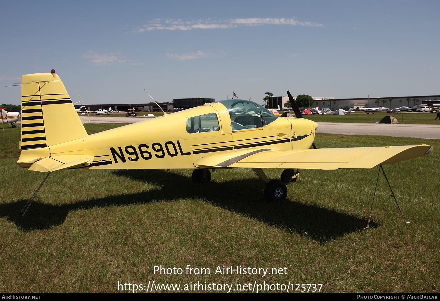 Aircraft Photo of N9690L | Grumman American AA-1B Trainer | AirHistory.net #125737