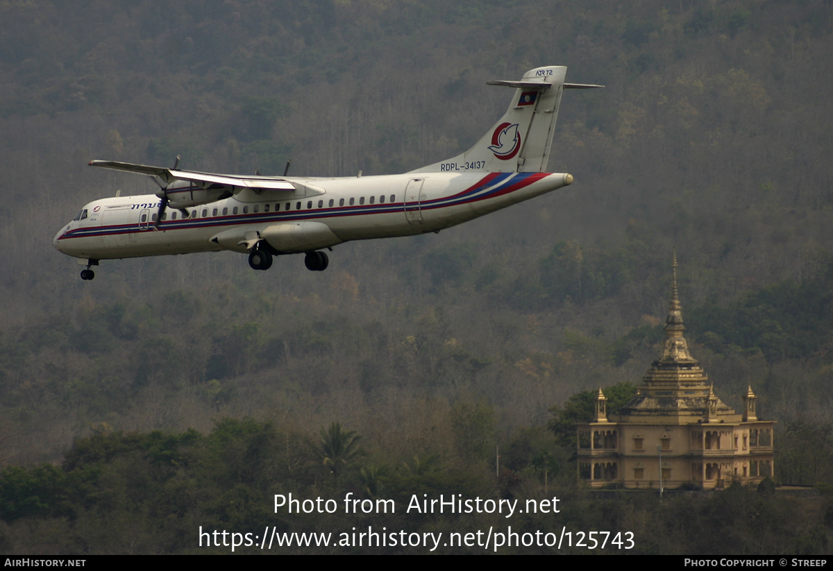 Aircraft Photo of RDPL-34137 | ATR ATR-72-202 | Lao Aviation | AirHistory.net #125743