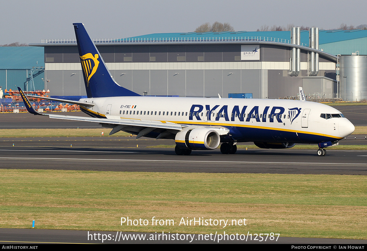 Aircraft Photo of EI-FRC | Boeing 737-8AS | Ryanair | AirHistory.net #125787