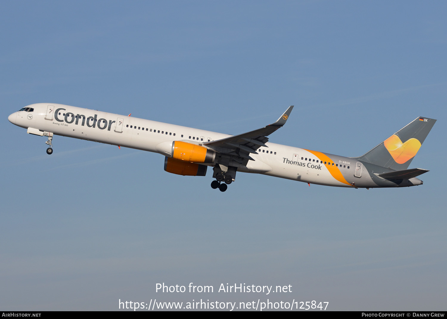 Aircraft Photo of D-ABOK | Boeing 757-330 | Condor Flugdienst | AirHistory.net #125847