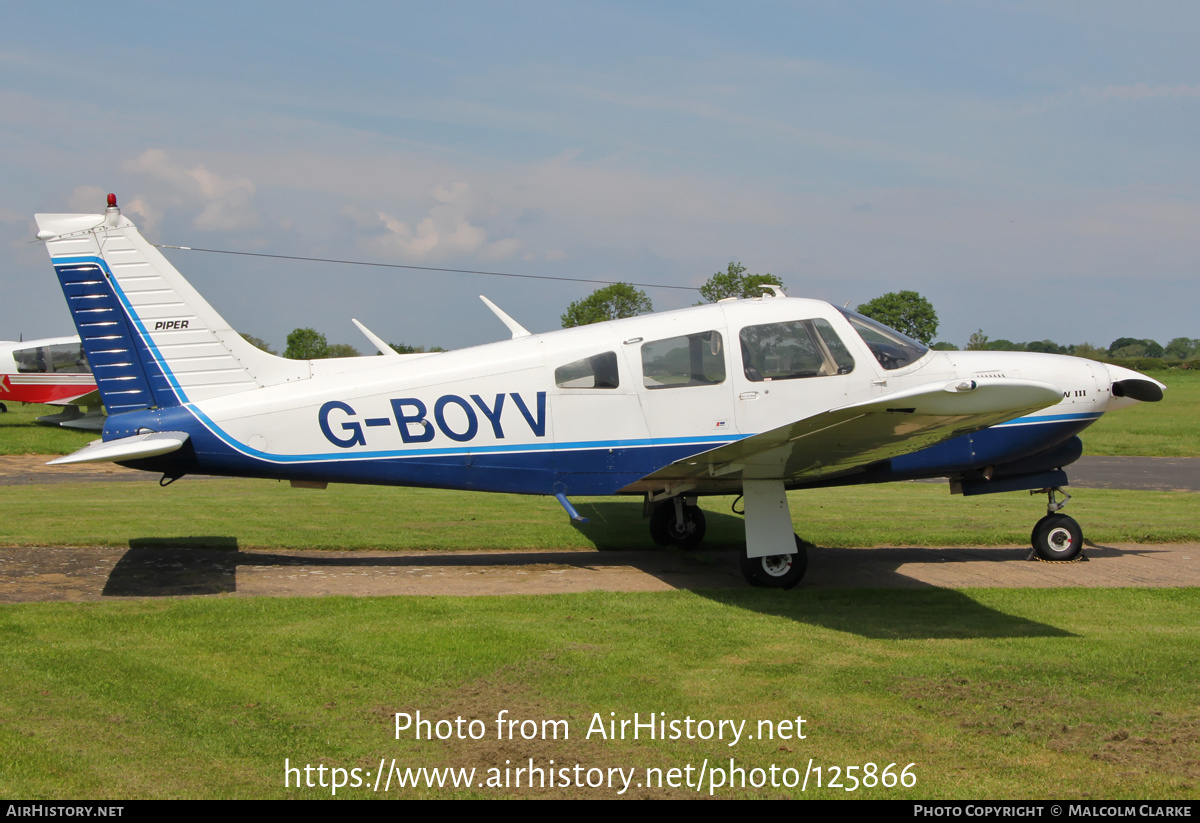 Aircraft Photo of G-BOYV | Piper PA-28R-201T Turbo Cherokee Arrow III | AirHistory.net #125866