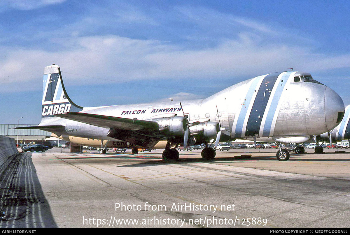 Aircraft Photo of N80FA | Aviation Traders ATL-98 Carvair | Falcon Airways | AirHistory.net #125889