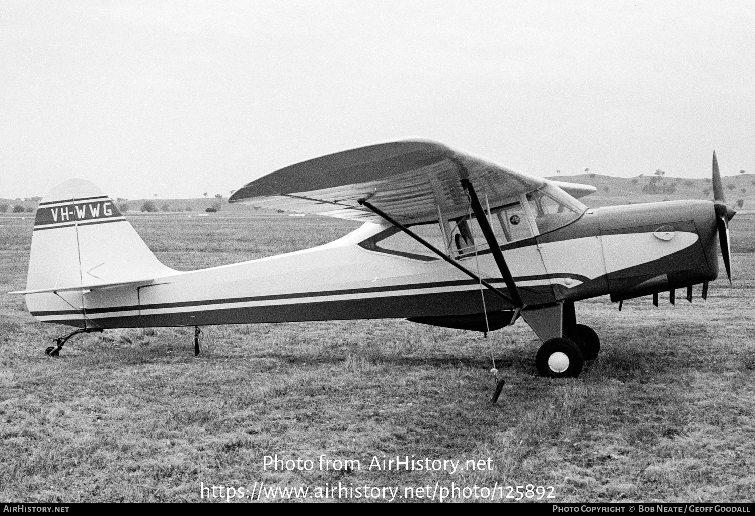 Aircraft Photo of VH-WWG | Auster J-1B Aiglet | AirHistory.net #125892