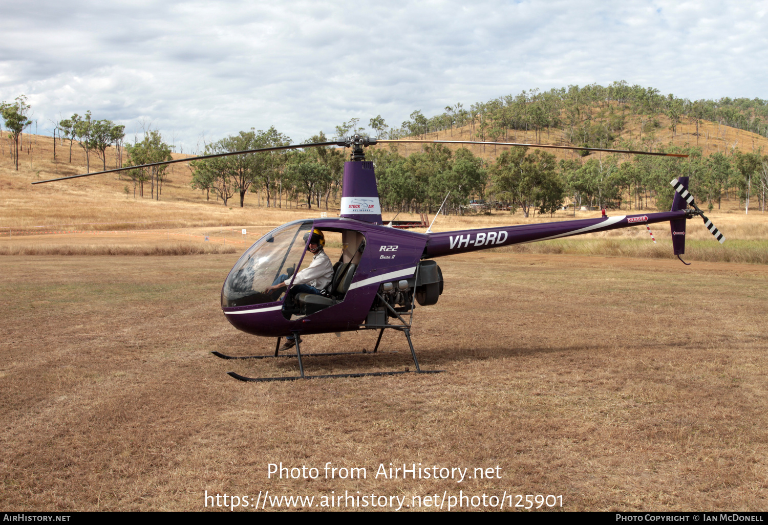 Aircraft Photo of VH-BRD | Robinson R-22 Beta II | Stock Air Helicopters | AirHistory.net #125901