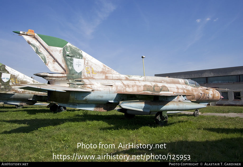 Aircraft Photo of 7714 | Mikoyan-Gurevich MiG-21MF | Slovakia - Air Force | AirHistory.net #125953