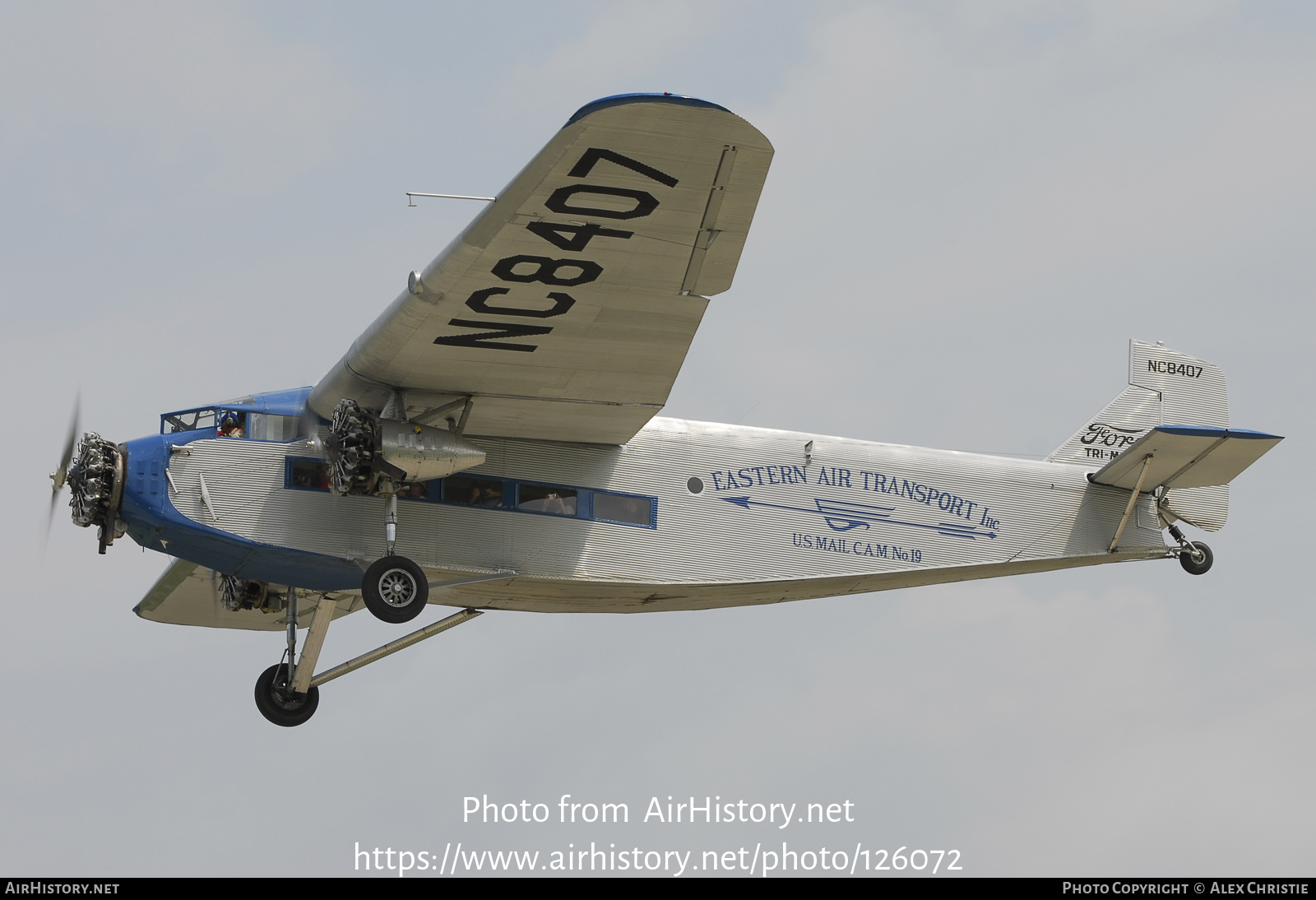 Aircraft Photo of N8407 / NC8407 | Ford 4-AT-E Tri-Motor | EAA - Experimental Aircraft Association | Eastern Air Transport | AirHistory.net #126072