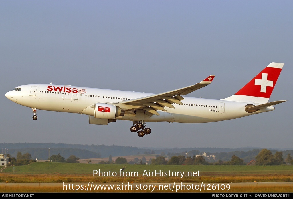 Aircraft Photo of HB-IQG | Airbus A330-223 | Swiss International Air Lines | AirHistory.net #126109