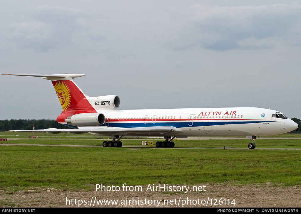 Aircraft Photo of EX-85718 | Tupolev Tu-154M | Altyn Air | AirHistory.net #126114