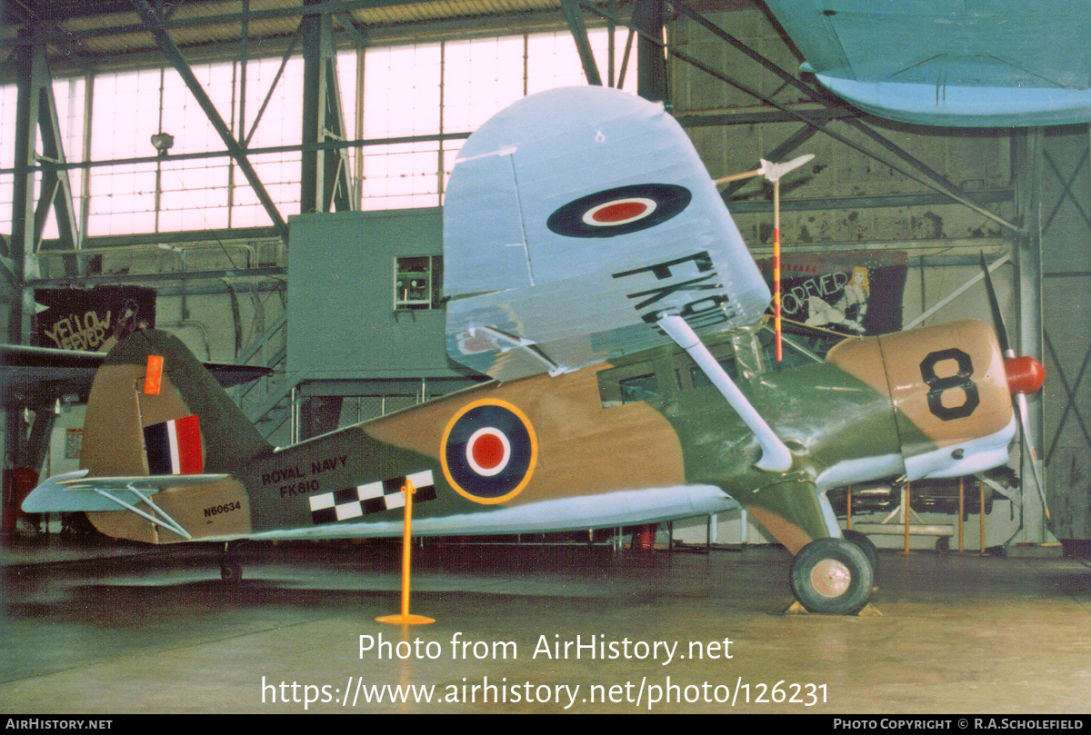 Aircraft Photo of N60634 / FK810 | Stinson AT-19 Reliant (V-77) | UK - Navy | AirHistory.net #126231