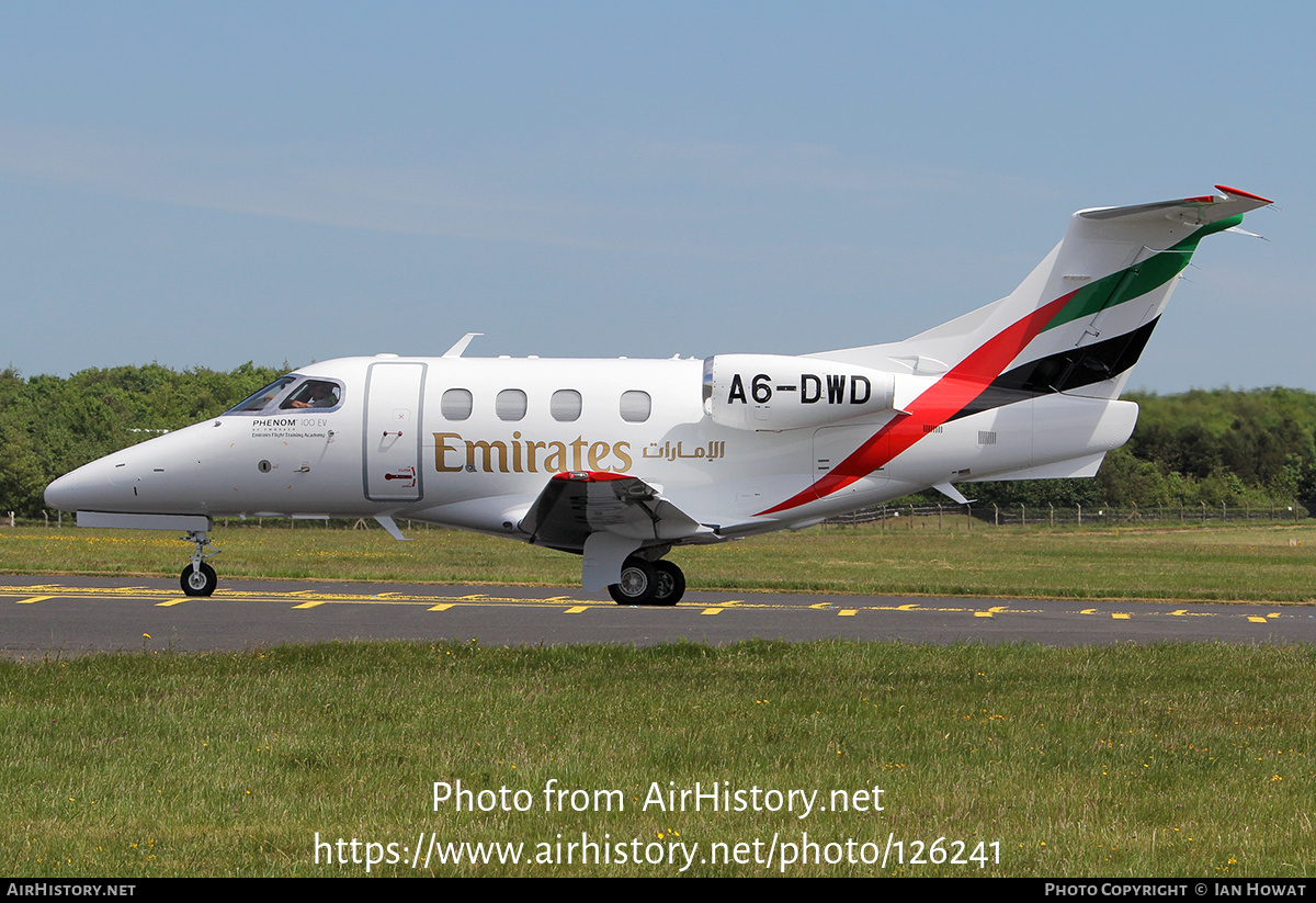 Aircraft Photo of A6-DWD | Embraer EMB-500 Phenom 100EV | Emirates Flight Training Academy | AirHistory.net #126241