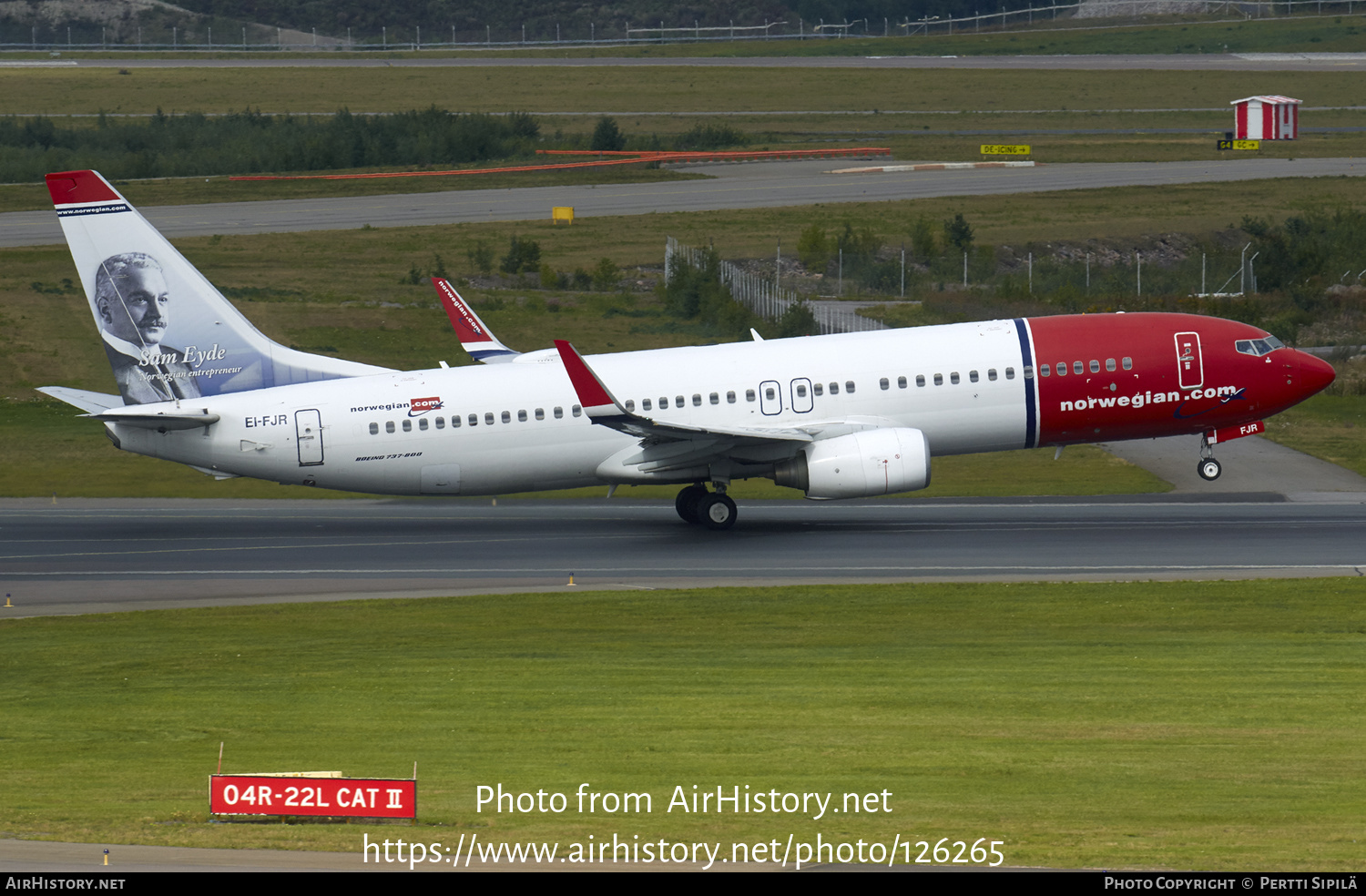 Aircraft Photo of EI-FJR | Boeing 737-86N | Norwegian | AirHistory.net #126265