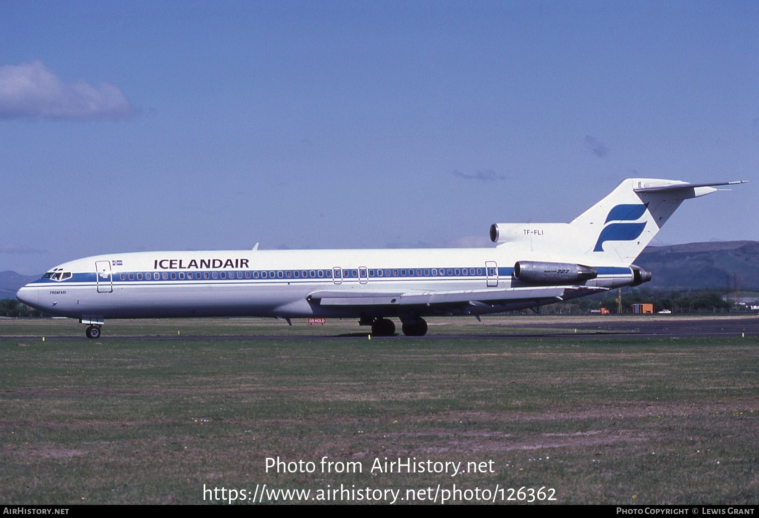 Aircraft Photo of TF-FLI | Boeing 727-208/Adv | Icelandair | AirHistory.net #126362