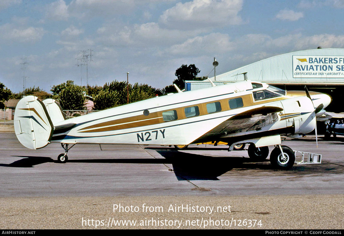 Aircraft Photo of N27Y | Beech E18S | AirHistory.net #126374