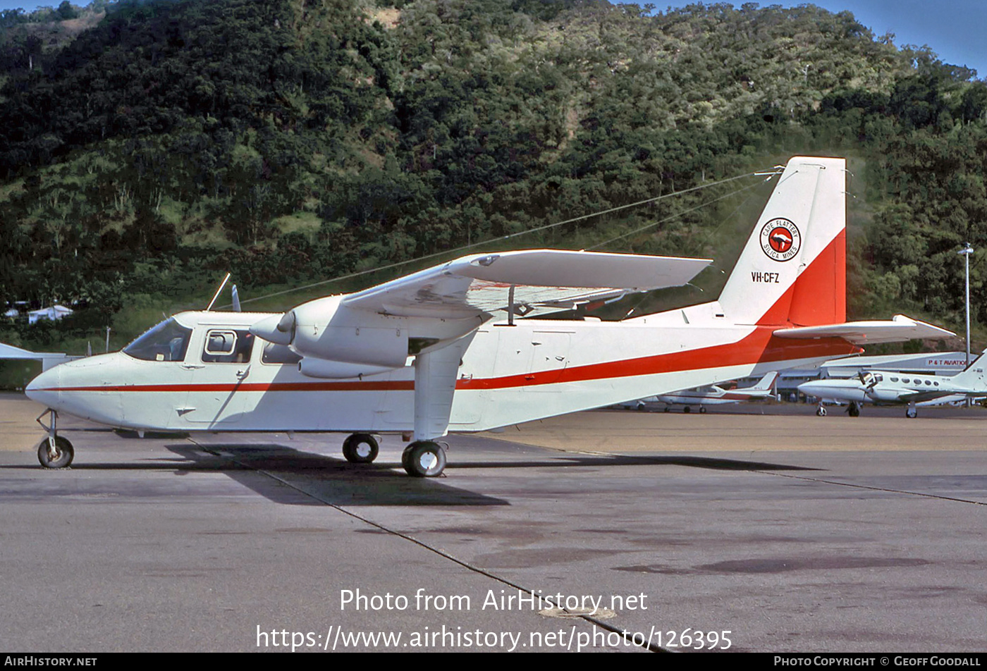 Aircraft Photo of VH-CFZ | Britten-Norman BN-2A-26 Islander | Cape Flattery Silica Mines | AirHistory.net #126395