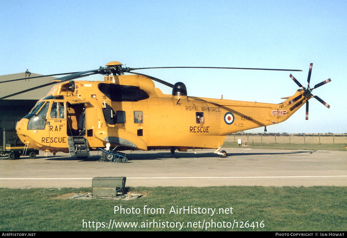 Aircraft Photo of XZ590 | Westland WS-61 Sea King HAR3 | UK - Air Force | AirHistory.net #126416