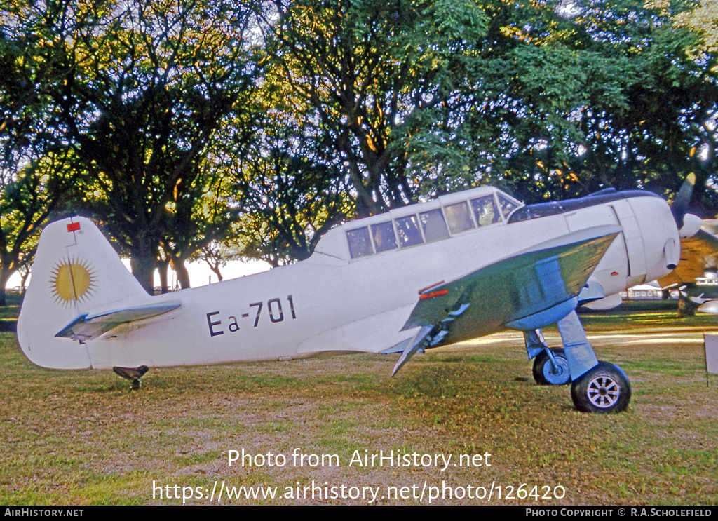 Aircraft Photo of EA-701 | FMA IA-22 DL | Argentina - Air Force | AirHistory.net #126420