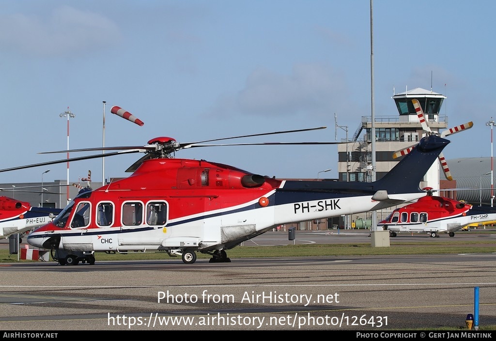 Aircraft Photo of PH-SHK | AgustaWestland AB-139 | CHC Helicopters | AirHistory.net #126431