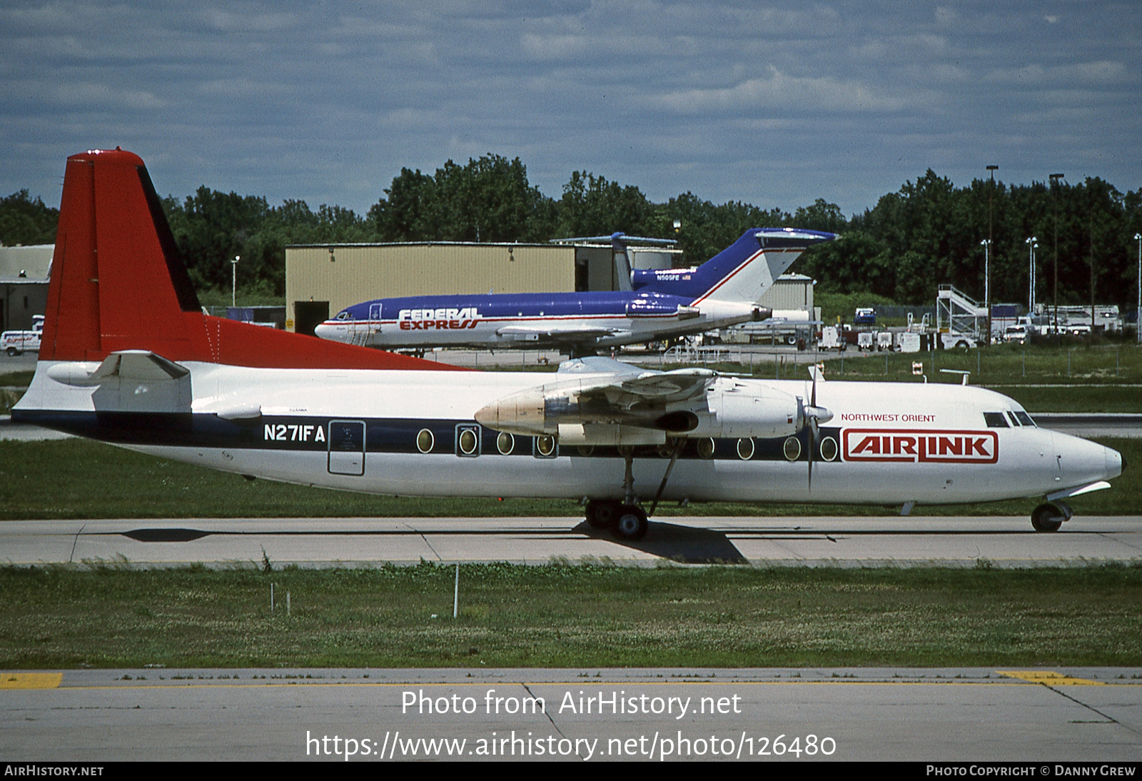 Aircraft Photo of N271FA | Fokker F27-500 Friendship | Northwest Orient Airlink | AirHistory.net #126480