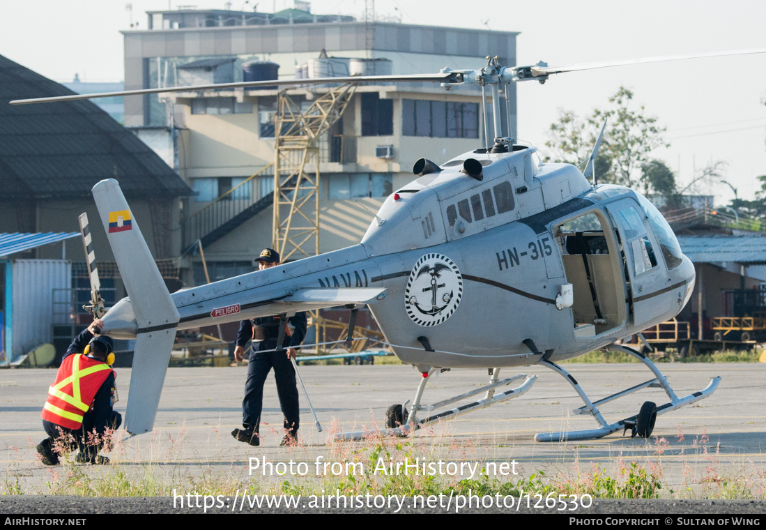 Aircraft Photo of HN-315 | Bell TH-57A SeaRanger (206A-1) | Ecuador - Navy | AirHistory.net #126530