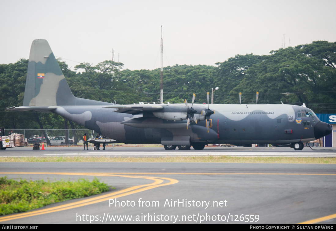 Aircraft Photo of FAE-893 | Lockheed L-100-30 Hercules (382G) | Ecuador - Air Force | AirHistory.net #126559