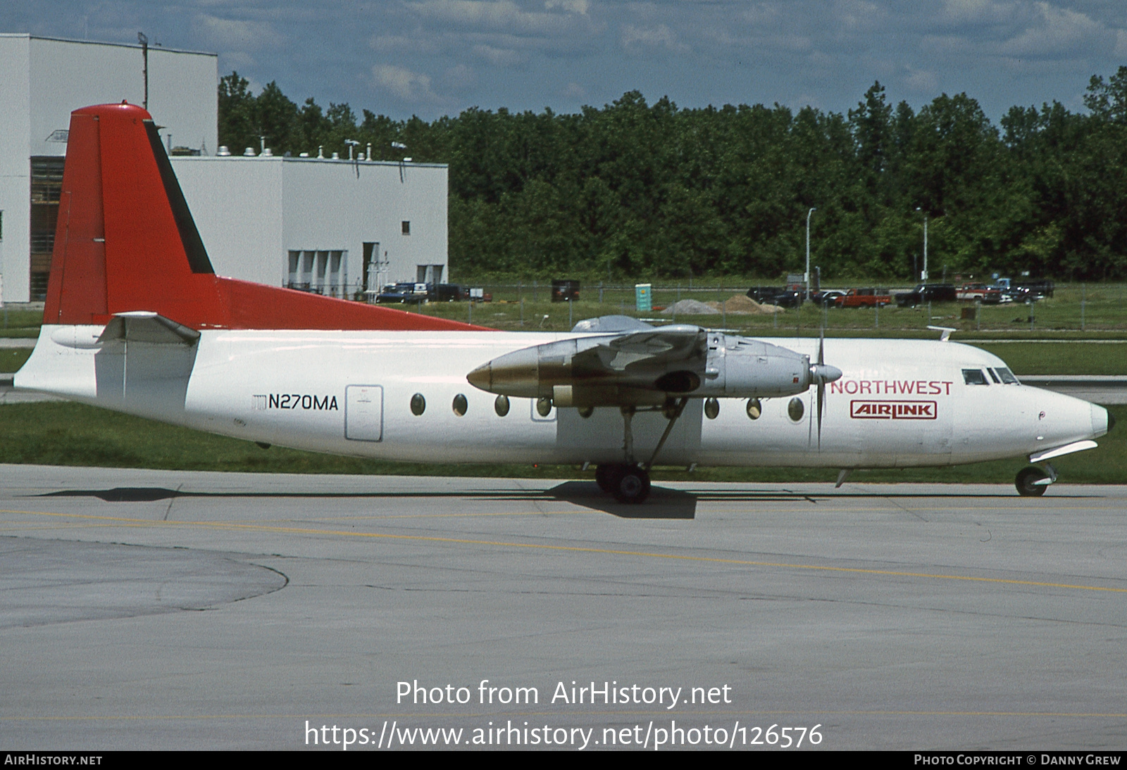 Aircraft Photo of N270MA | Fokker F27-200 Friendship | Northwest Airlink | AirHistory.net #126576