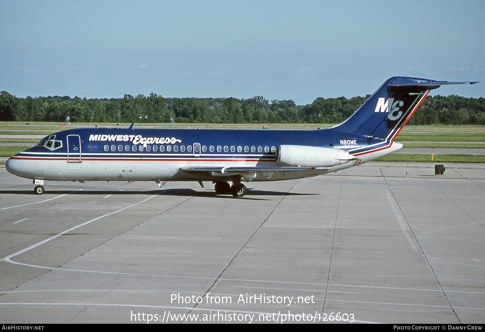 Aircraft Photo of N80ME | Douglas DC-9-14 | Midwest Express Airlines | AirHistory.net #126603