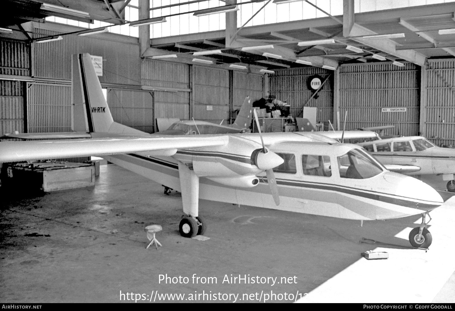 Aircraft Photo of VH-RTK | Britten-Norman BN-2A-6 Islander | AirHistory.net #126604