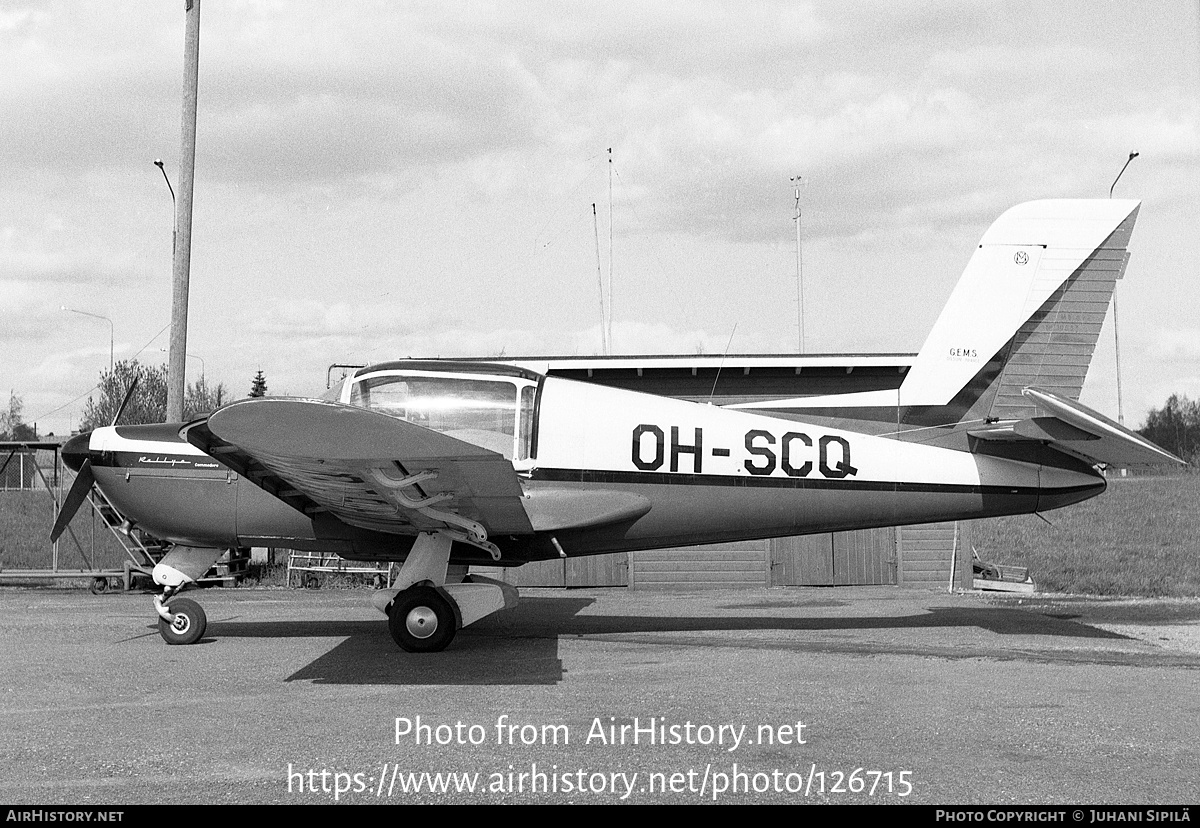 Aircraft Photo of OH-SCQ | Morane-Saulnier MS-892A Rallye Commodore 150 | AirHistory.net #126715