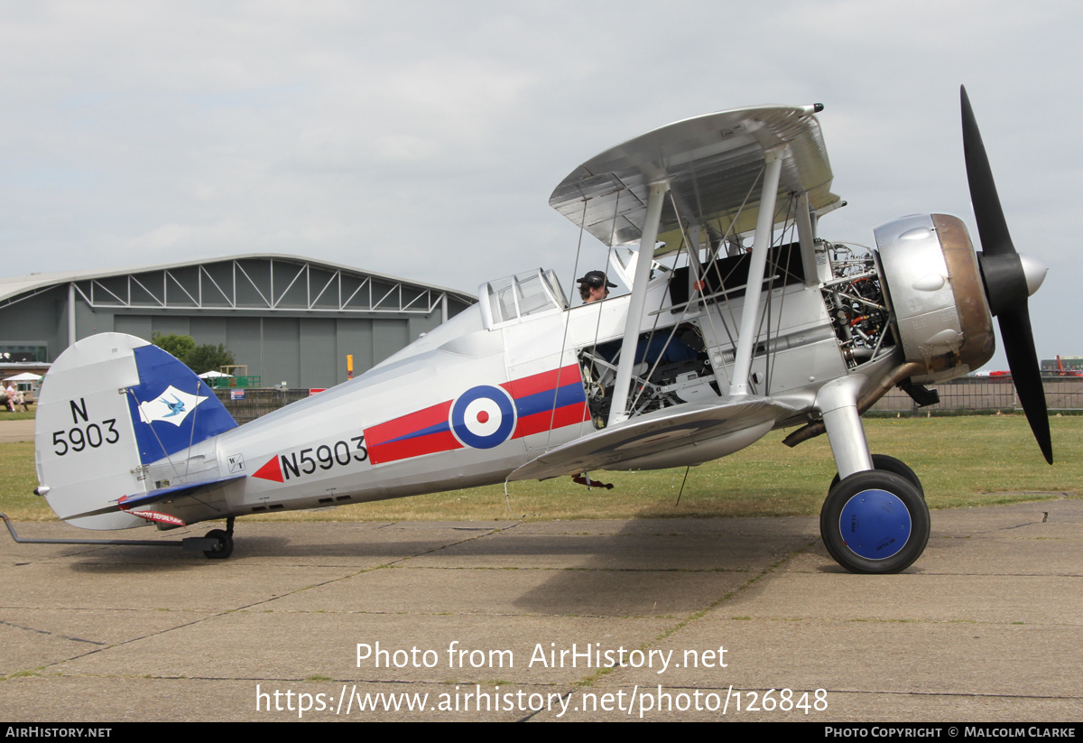 Aircraft Photo of G GLAD N5903 Gloster  Gladiator  Mk2 