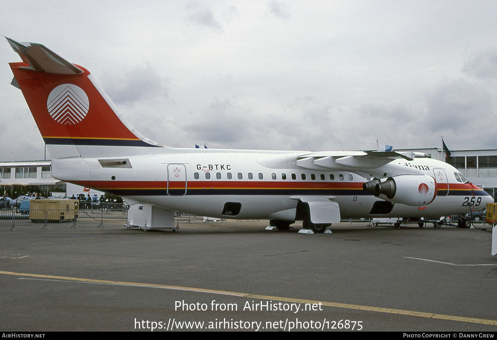 Aircraft Photo of G-BTKC | British Aerospace BAe-146-200 | Meridiana | AirHistory.net #126875