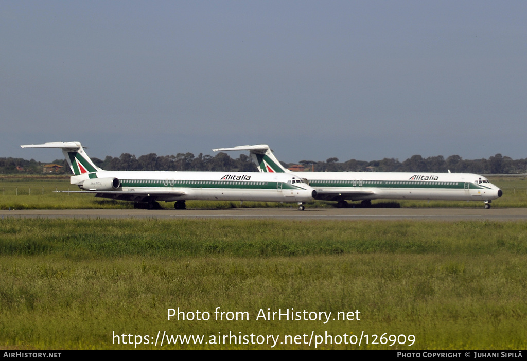 Aircraft Photo of I-DATB | McDonnell Douglas MD-82 (DC-9-82) | Alitalia | AirHistory.net #126909