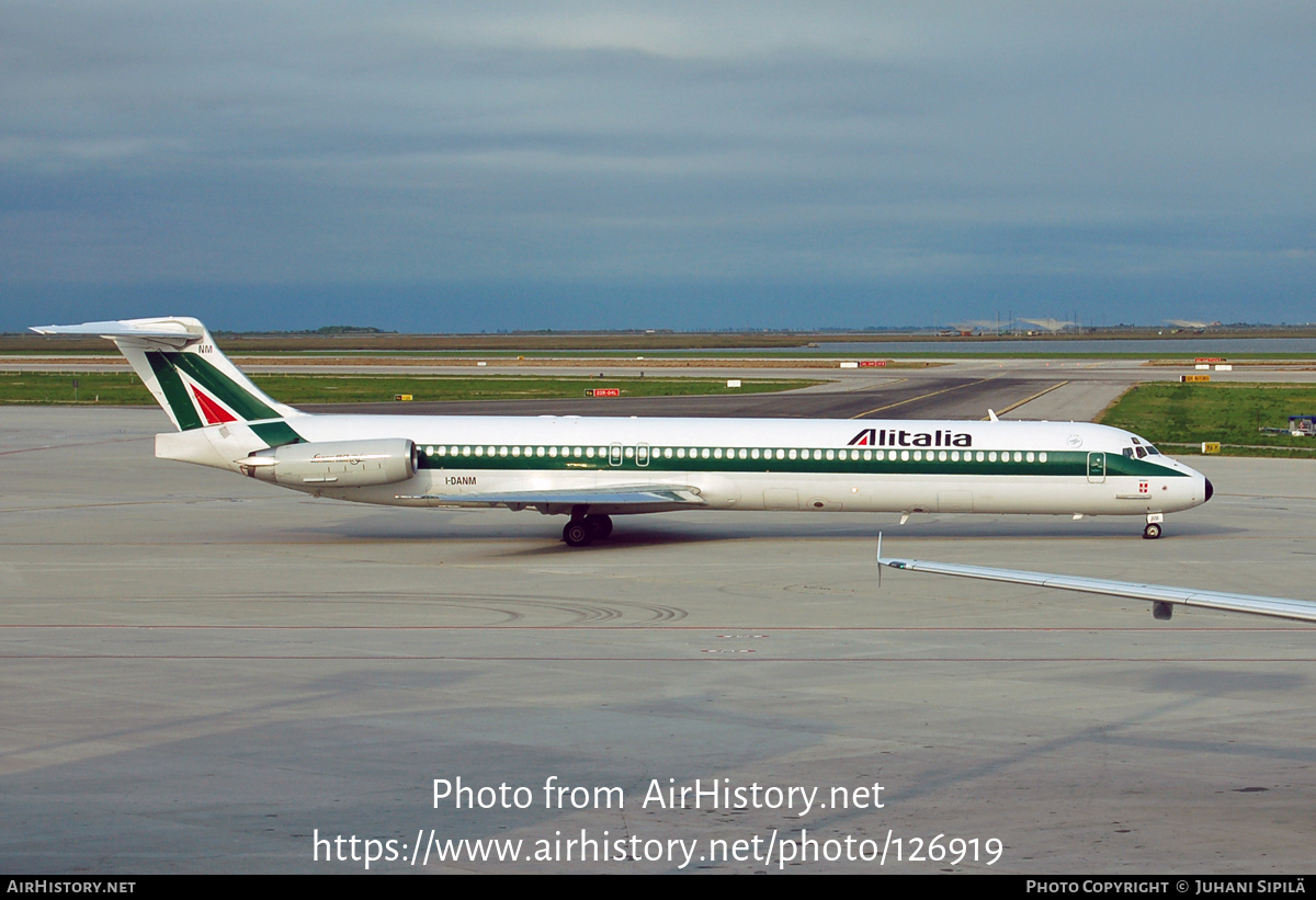 Aircraft Photo of I-DANM | McDonnell Douglas MD-82 (DC-9-82) | Alitalia | AirHistory.net #126919