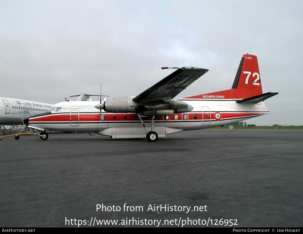 Aircraft Photo of F-ZBFG | Fokker F27-600/AT Friendship | Sécurité Civile | AirHistory.net #126952