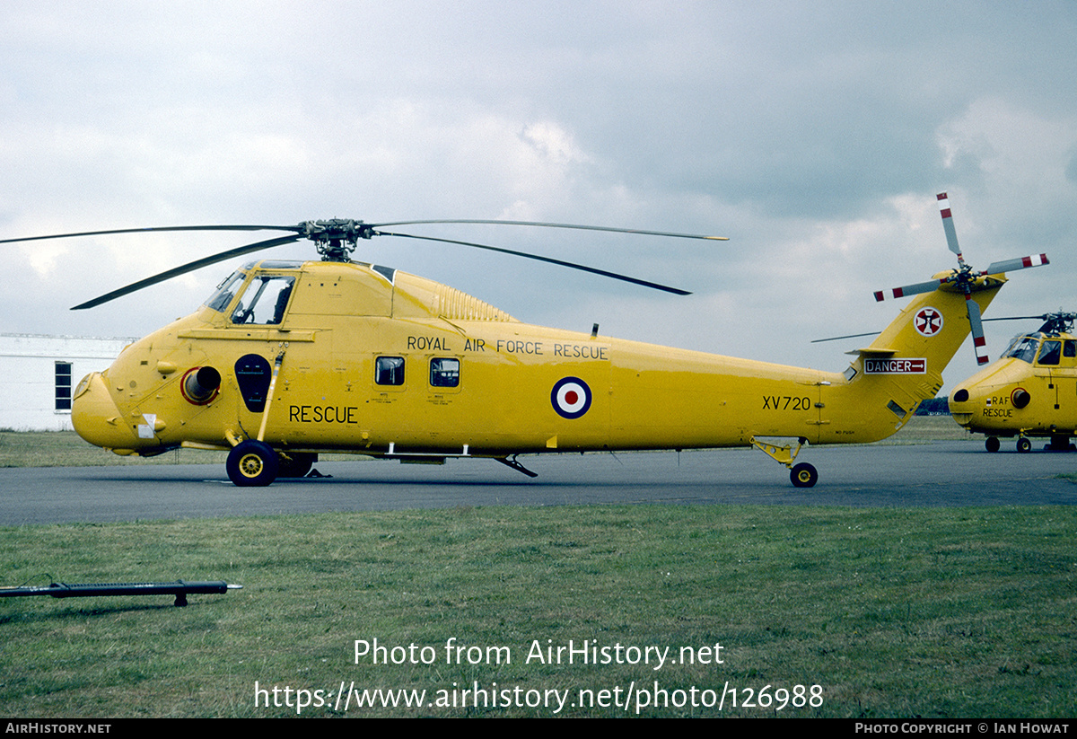 Aircraft Photo of XV720 | Westland WS-58 Wessex HAR.2 | UK - Air Force | AirHistory.net #126988