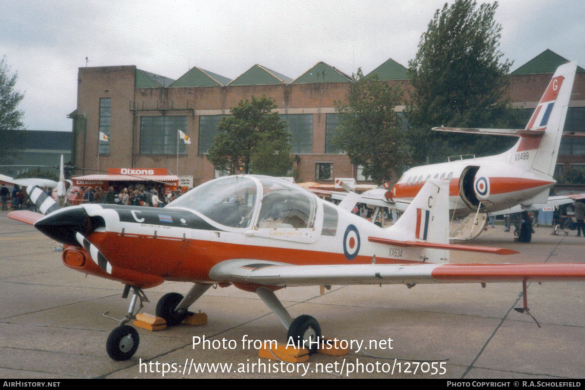 Aircraft Photo of XX634 | Scottish Aviation Bulldog T1 | UK - Air Force | AirHistory.net #127055