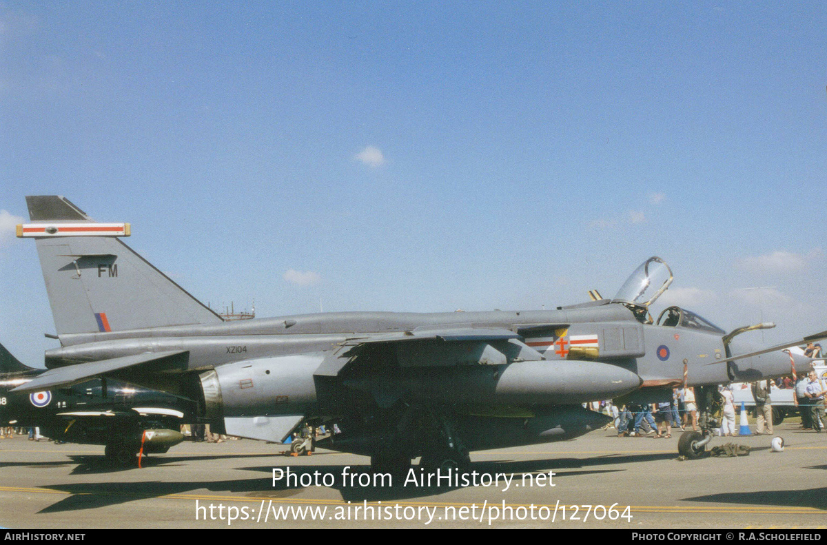 Aircraft Photo of XZ104 | Sepecat Jaguar GR1A | UK - Air Force | AirHistory.net #127064