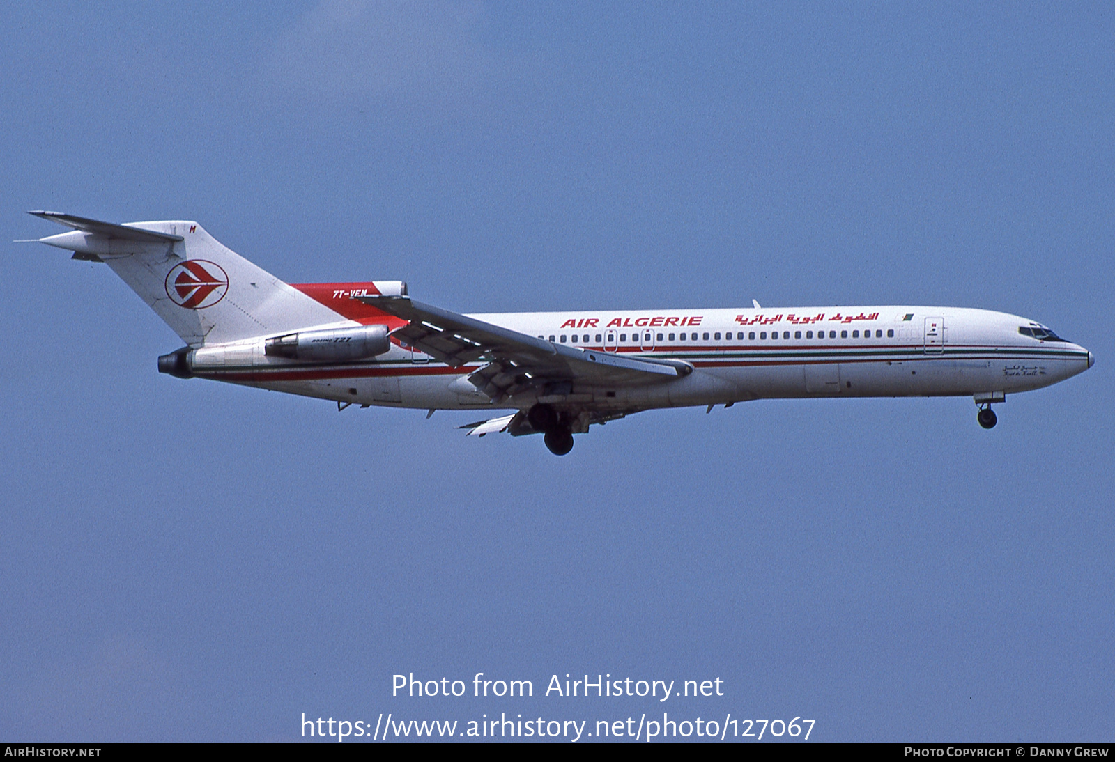 Aircraft Photo of 7T-VEM | Boeing 727-2D6/Adv | Air Algérie | AirHistory.net #127067