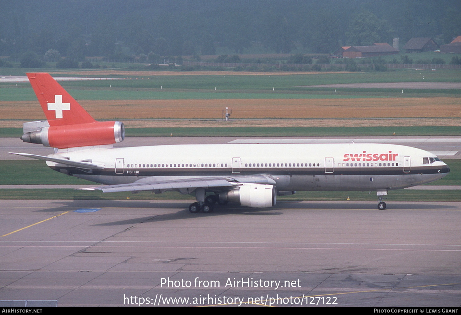 Aircraft Photo of HB-IHC | McDonnell Douglas DC-10-30 | Swissair | AirHistory.net #127122